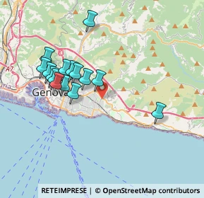 Mappa Via Bainsizza, 16147 Genova GE, Italia (3.55067)