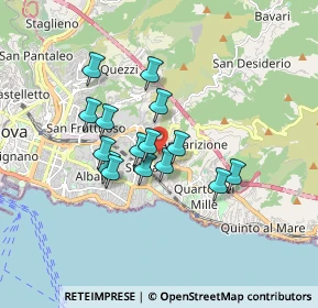 Mappa Via Bainsizza, 16147 Genova GE, Italia (1.32533)