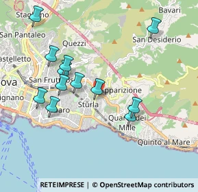 Mappa Via Bainsizza, 16147 Genova GE, Italia (1.93917)