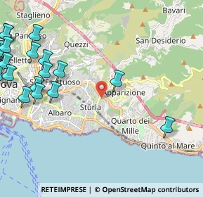 Mappa Via Bainsizza, 16147 Genova GE, Italia (3.244)