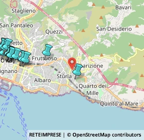Mappa Via Bainsizza, 16147 Genova GE, Italia (3.23824)