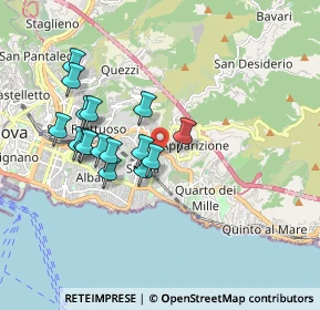 Mappa Via Bainsizza, 16147 Genova GE, Italia (1.66)