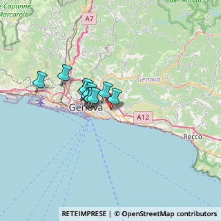 Mappa Via Bainsizza, 16147 Genova GE, Italia (4.62455)