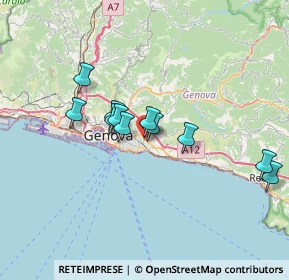 Mappa Via Bainsizza, 16147 Genova GE, Italia (5.81818)