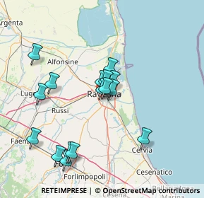 Mappa Via Montello, 48124 Ravenna RA, Italia (13.82438)