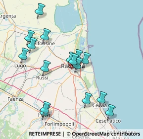 Mappa Via Montello, 48124 Ravenna RA, Italia (15.56563)