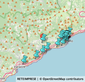 Mappa Strada Vicinale Valdolivo, 16016 Cogoleto GE, Italia (3.65389)