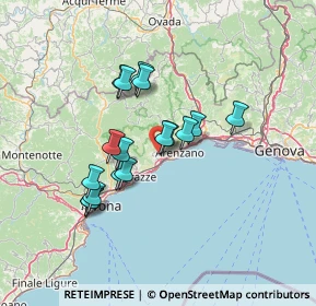 Mappa Strada Vicinale Valdolivo, 16016 Cogoleto GE, Italia (11.35529)