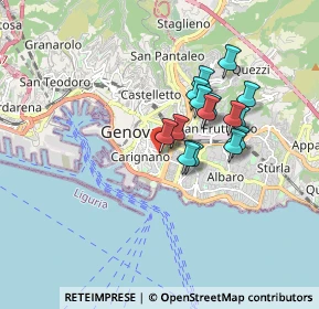 Mappa Via Lanfranconi.5, 16121 Genova GE, Italia (1.36133)