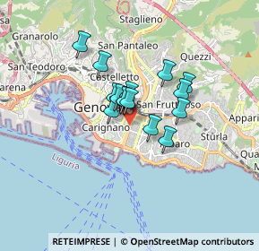 Mappa Viale Brigata Bisagno, 16121 Genova GE, Italia (1.084)