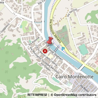 Mappa Corso dante alighieri 92, 17014 Cairo Montenotte, Savona (Liguria)