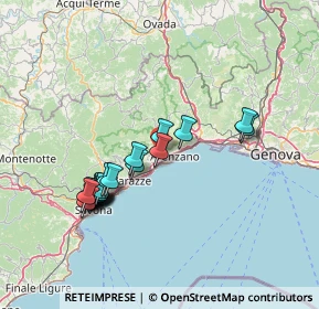 Mappa Passo Monte Rama, 16016 Cogoleto GE, Italia (13.9095)