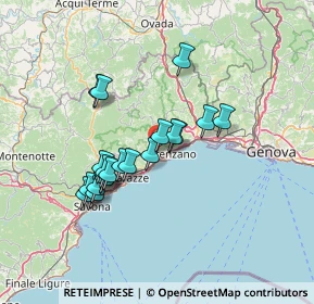 Mappa Passo Monte Rama, 16016 Cogoleto GE, Italia (11.933)