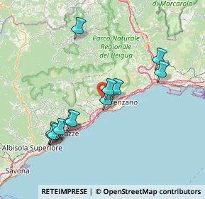 Mappa Passo Monte Rama, 16016 Cogoleto GE, Italia (7.38333)