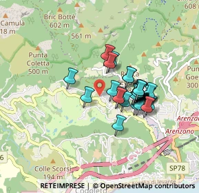 Mappa Passo Monte Rama, 16016 Cogoleto GE, Italia (0.67)