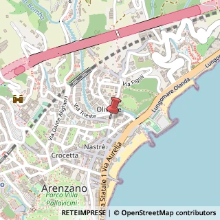 Mappa Via Olivete, 37, 16011 Arenzano, Genova (Liguria)