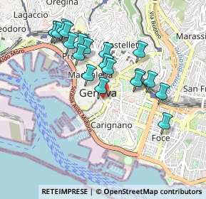 Mappa Via Dante, 16121 Genova GE, Italia (0.9065)