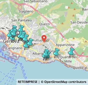 Mappa Via Antonio Pastore, 16131 Genova GE, Italia (2.23941)