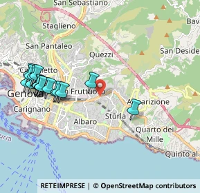 Mappa Via Antonio Pastore, 16131 Genova GE, Italia (2.29353)