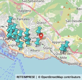 Mappa Via Antonio Pastore, 16131 Genova GE, Italia (2.32895)