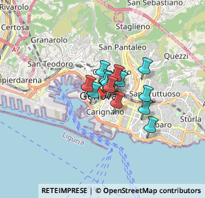 Mappa Via Morcento, 16121 Genova GE, Italia (0.84071)