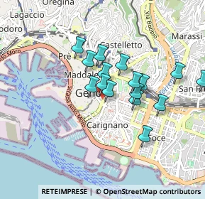 Mappa Via Morcento, 16121 Genova GE, Italia (0.71813)