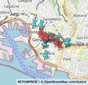 Mappa Via Morcento, 16121 Genova GE, Italia (0.448)