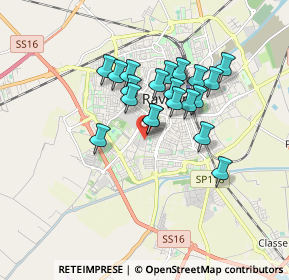 Mappa Via Sighinolfi, 48124 Ravenna RA, Italia (1.374)