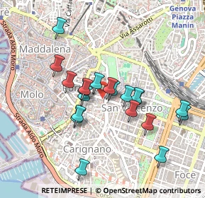 Mappa Scalinata Lorenzo De Ferrari, 16121 Genova GE, Italia (0.4095)