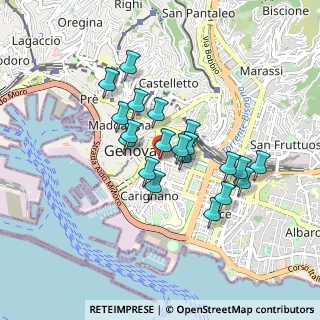 Mappa Via XX Settembre, 16128 Genova GE, Italia (0.706)