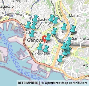 Mappa Scalinata Lorenzo De Ferrari, 16121 Genova GE, Italia (0.8775)