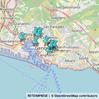 Mappa Via 20 Settembre, 16121 Genova GE, Italia (0.96364)
