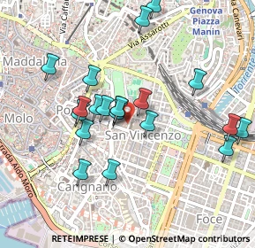 Mappa Via 20 Settembre, 16121 Genova GE, Italia (0.449)