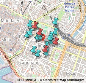 Mappa Via 20 Settembre, 16121 Genova GE, Italia (0.277)