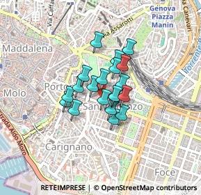 Mappa Via 20 Settembre, 16121 Genova GE, Italia (0.2565)