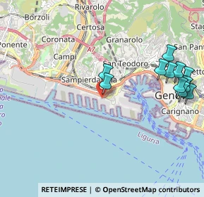 Mappa Via alla Lanterna, 16125 Genova GE, Italia (2.39182)