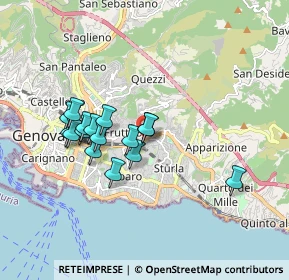 Mappa Via Antonio Pastore, 16132 Genova GE, Italia (1.5125)