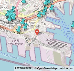 Mappa Via al Passo Nuovo, 16126 Genova GE, Italia (0.741)