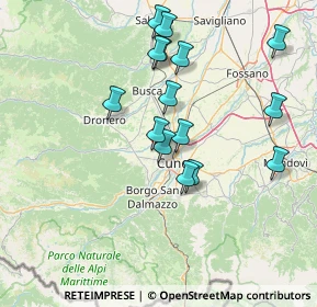 Mappa Via Cian 16 Frazione San Bernardo, 12010 Cervasca CN, Italia (14.23267)