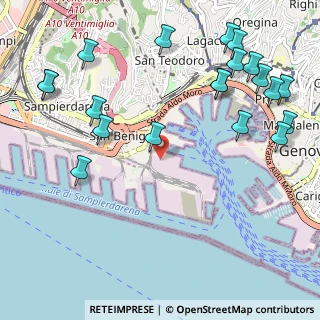 Mappa Calata Passo Nuovo, 16126 Genova GE, Italia (1.3925)
