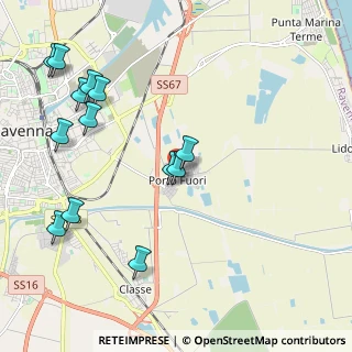 Mappa Via Renata Viganò, 48121 Porto Fuori RA, Italia (2.45846)