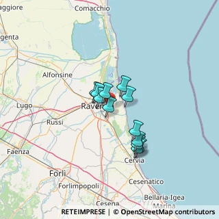 Mappa Via Renata Viganò, 48121 Porto Fuori RA, Italia (9.2825)