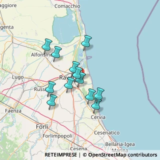 Mappa Via Dino Sintoni, 48121 Porto Fuori RA, Italia (11.5225)