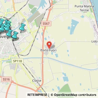 Mappa Via Dino Sintoni, 48121 Porto Fuori RA, Italia (4.11923)