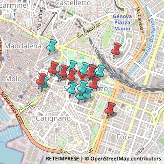 Mappa Mercato Orientale Piano Terra Zona Ovest int 15 Via XX Settembre e-mail giortessile@gmail.com, 16121 Genova GE, Italia (0.3235)