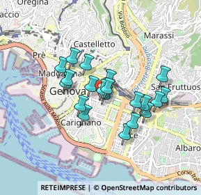 Mappa Mercato Orientale Piano Terra Zona Ovest int 15 Via XX Settembre e-mail giortessile@gmail.com, 16121 Genova GE, Italia (0.6855)