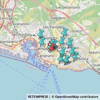 Mappa Mercato Orientale Piano Terra Zona Ovest int 15 Via XX Settembre e-mail giortessile@gmail.com, 16121 Genova GE, Italia (1.10875)