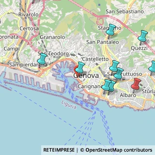 Mappa Via delle Grazie, 16128 Genova GE, Italia (2.82917)