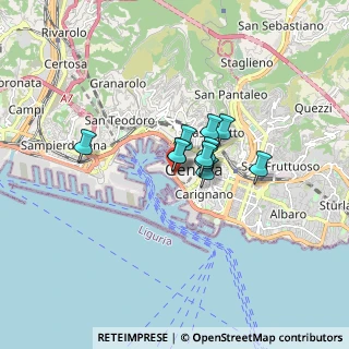 Mappa Piazza Cavour, 16128 Genova GE, Italia (0.90364)