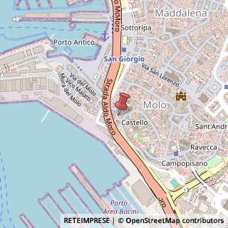 Mappa Via delle Grazie, 13, 16128 Genova, Genova (Liguria)
